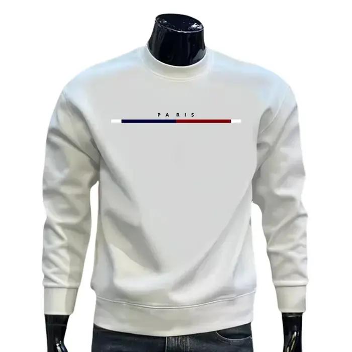 Offres spéciales automne hiver hommes sweats imprimer col rond haute qualité décontracté homme popul