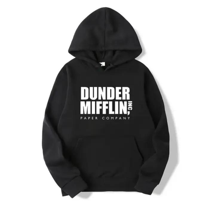 Dunder Mifflin Paper Company Sweat à capuche The Office Sweat-shirt unisexe décontracté à capuche