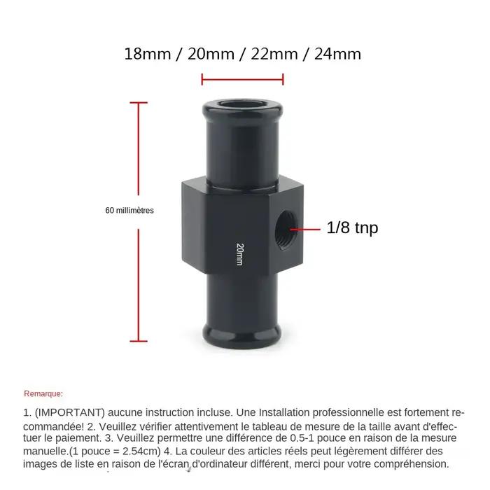 Adaptateur de tuyau Npt 1/8