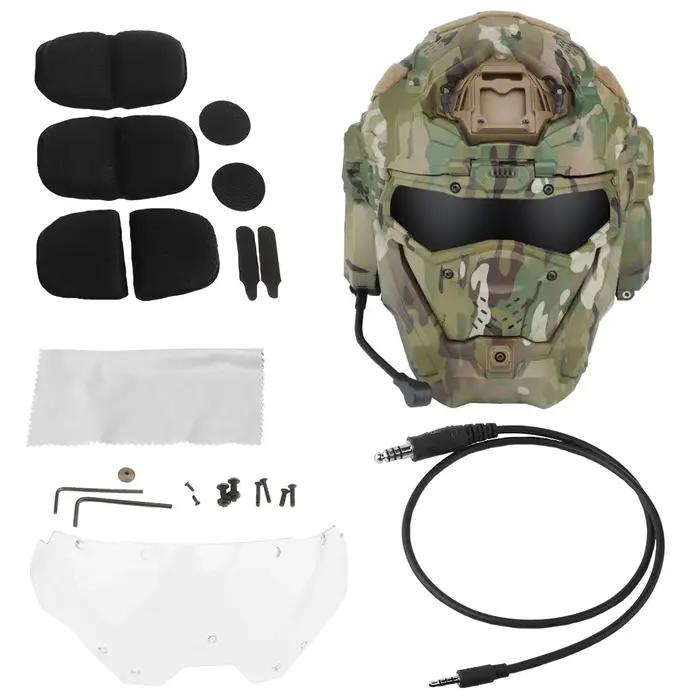 Casque d'assaut tactique militaire W-Ronin II, casque rapide Airsoft, casque intégré, ventilateur An