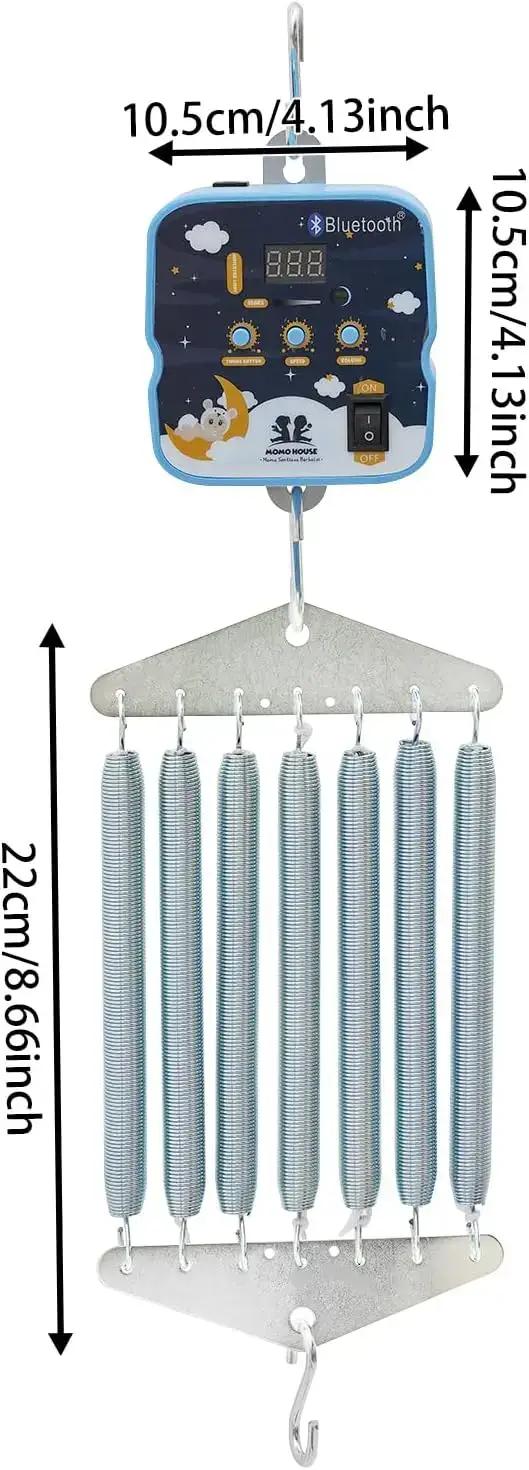 Moteur de balancelle électrique avec télécommande, moteur automatique de balancelle à 9 niveaux de v