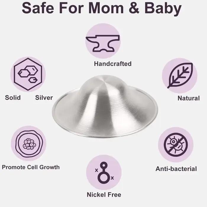 ShiPublishSilver-Couvre-tétons d'allaitement pour toutes les mamans, Couvertures originales faciles