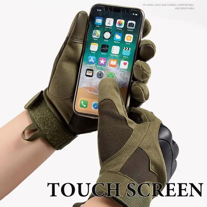 Gants de Moto hommes écran tactile Motocross gants de Moto équipement de protection doigt complet Gu