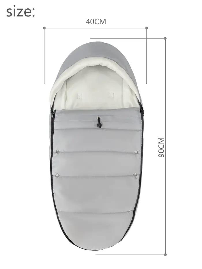 Chancelière universelle pour poussettes, Compatible avec Babyzen YOYO, YOYO2, chaussettes chaudes et