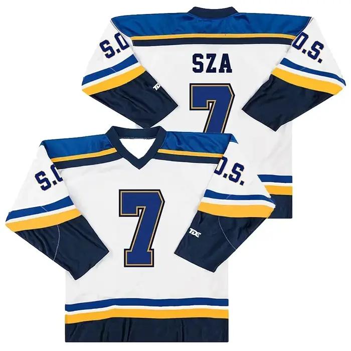 SZA Jersey SOS Blind Nouvel Album Merch 2023 Tour Nord-Américain Unisexe Sweat-shirt à manches longu