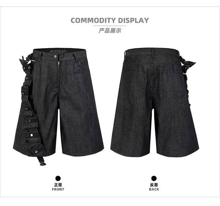 MIJKO – short original unisexe, jean tactique multifonctionnel, vêtements d'extérieur fonctionnels,
