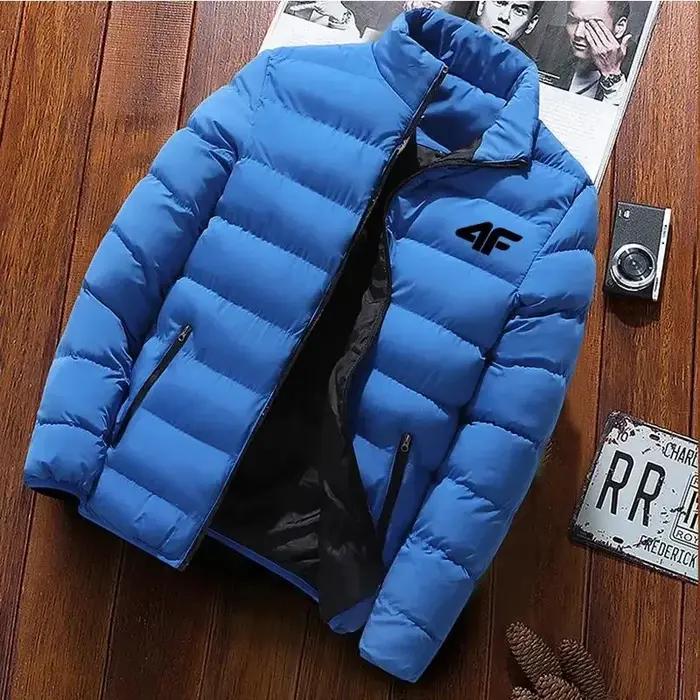 Manteau chaud à col montant pour homme, vêtement d'hiver en coton, de haute qualité, décontracté, à