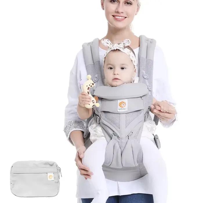 Sac à dos ergonomique Egobaby Omni Baby Electrolux - Respirant en coton avec ceinture et bretelles ajustables