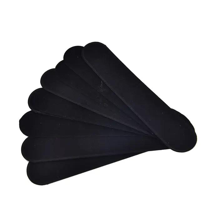 Étui à crayons en velours floqué de tension noire, poudre, sac d'emballage pour stylo, 10 pièces