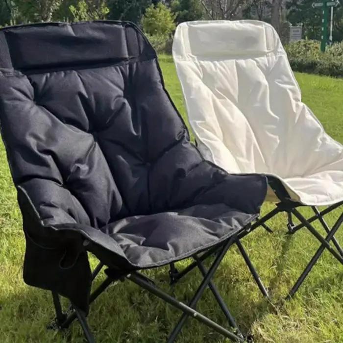 Chaise lunaire à dossier haut, barbecue d'extérieur, pique-nique, ensemble table à manger et chaise