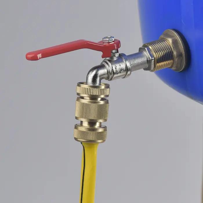 Kit de Raccord d'Eau Précieux en Laiton avec Anneau en Alliage, Joint de Tuyau en Cuivre pour Poisso