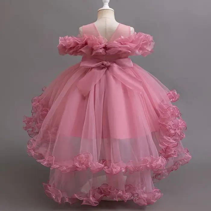 Robe de Princesse à Paillettes pour Fille, Tenue de Mariage, de Noël, de ixd'Anniversaire, Douce et