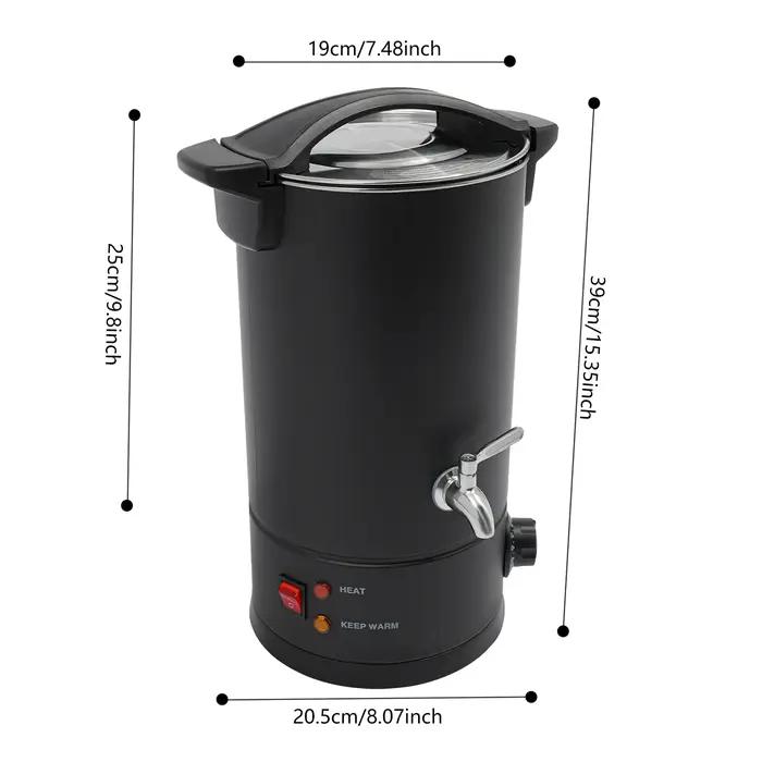 Kit de fusion de cire électrique en acier inoxydable 10L 1800W avec contrôle de température pour la