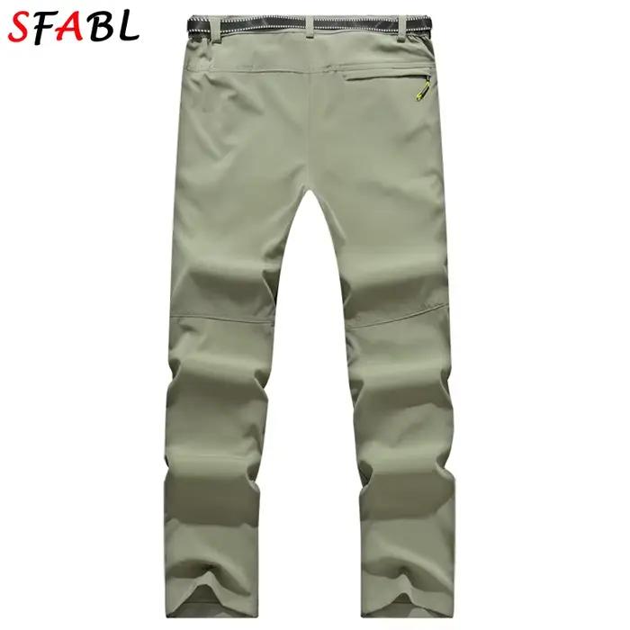 SFABL L-5XL D'été À vaccage Rapide Pantalon Hommes commandé Imperméable DulPants