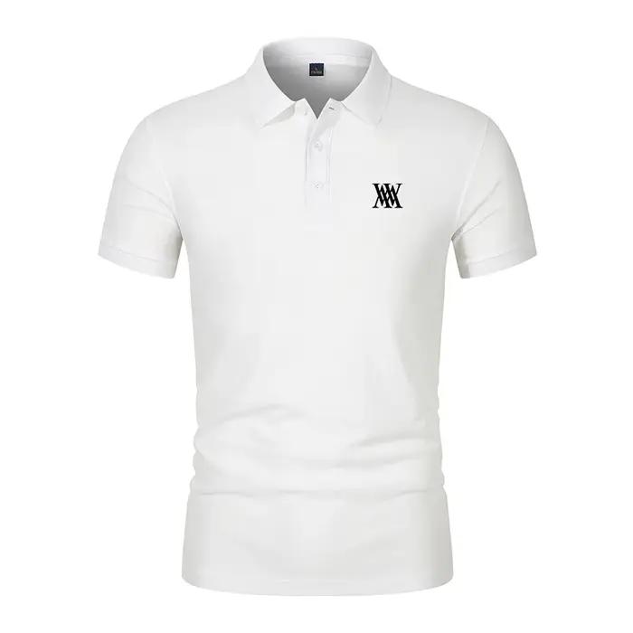 Polo homme à col rabattu anti-gonflement, mode décontractée et professionnelle, polo slim fit, nouve