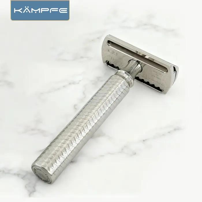 Rasoir de sécurité pour homme en alliage de titane, usinage de précision CNC KAMPFE, cadeau pour pet
