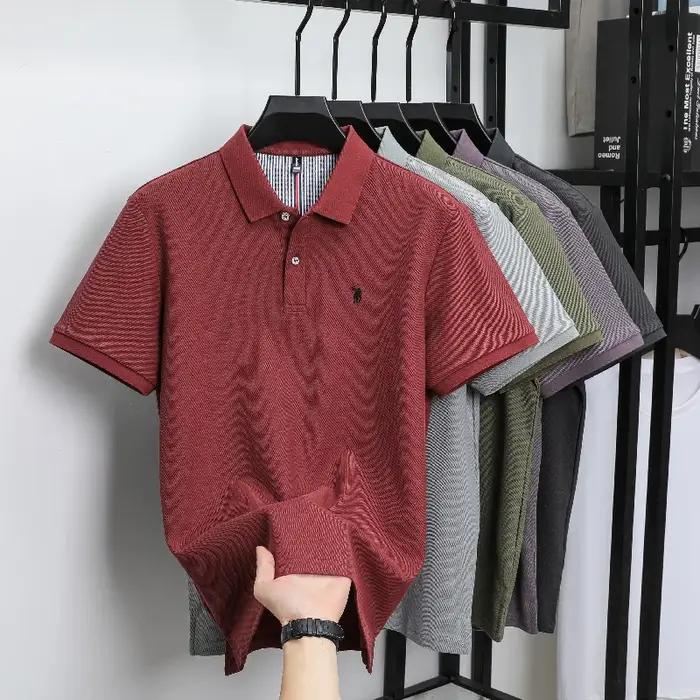 Polo homme 100% coton de luxe, broderie classique poney, confortable, tendance, nouvelle collection