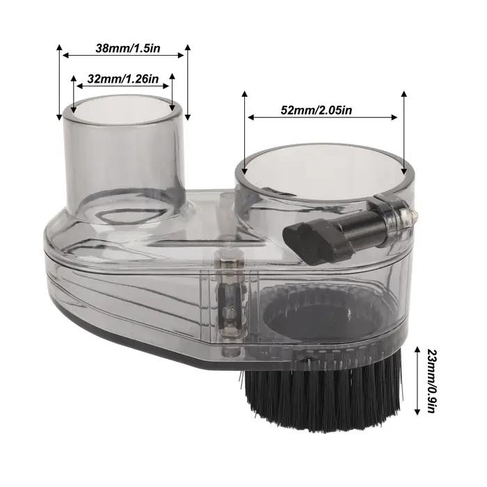 Alicante anti-poussière de toupie, brosse en nylon, chaussure anti-poussière CNC, diamètre de tuyau