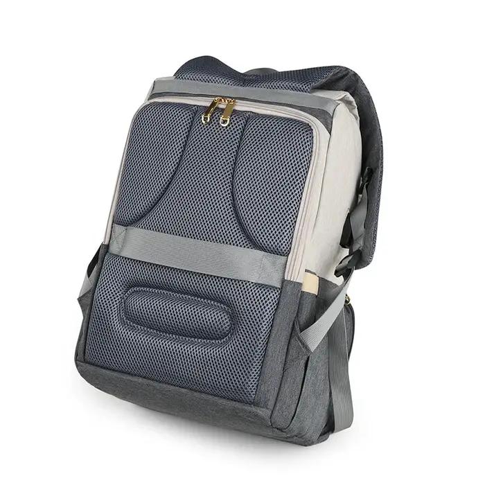 Sac de maman multifonctionnel avec coussin d'air de décompression, sac de mère et de bébé pour sorti