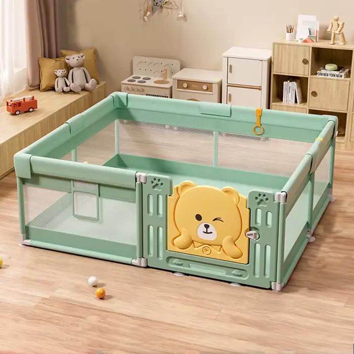 Parc pour bébé portable et pliable, barrière de sécurité intérieure pour tout-petits, clôture de séc