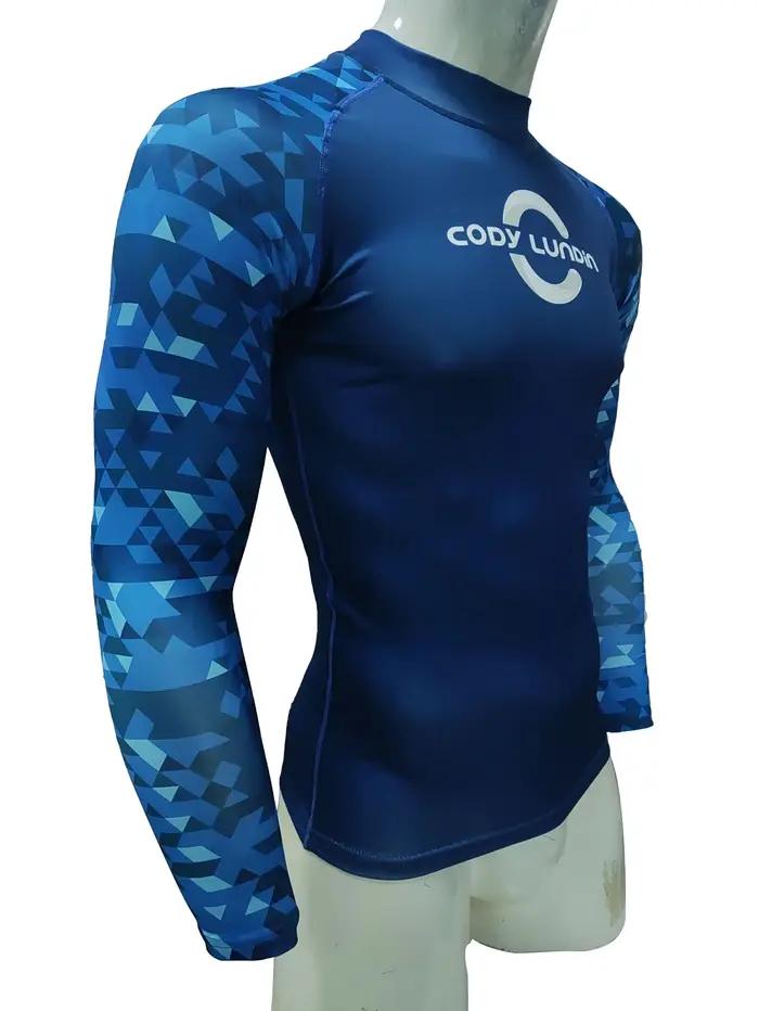 Surf natation plongée T-Shirts Compression longue éruption garde maillots de bain hommes Protection
