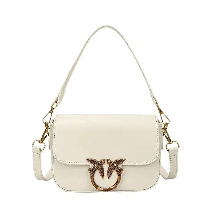 2026 Sac à bandoulière pour femme, couleur unie, sac à bandoulière, design compact, petit sac carré