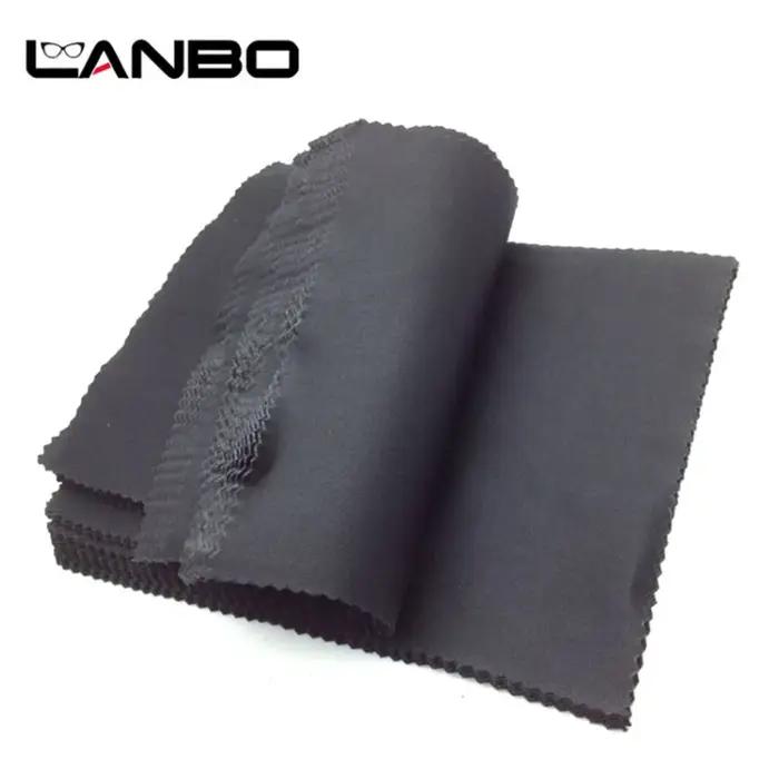 100 pièces emballage individuellement 15x15CM lentille vêtements chiffon de nettoyage microfibre lun