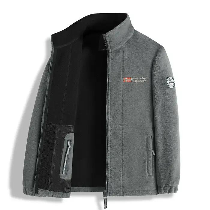 Veste d'hiver flambant neuve pour hommes, polaire épaisse, Design de qualité en plein air, chaud, mo