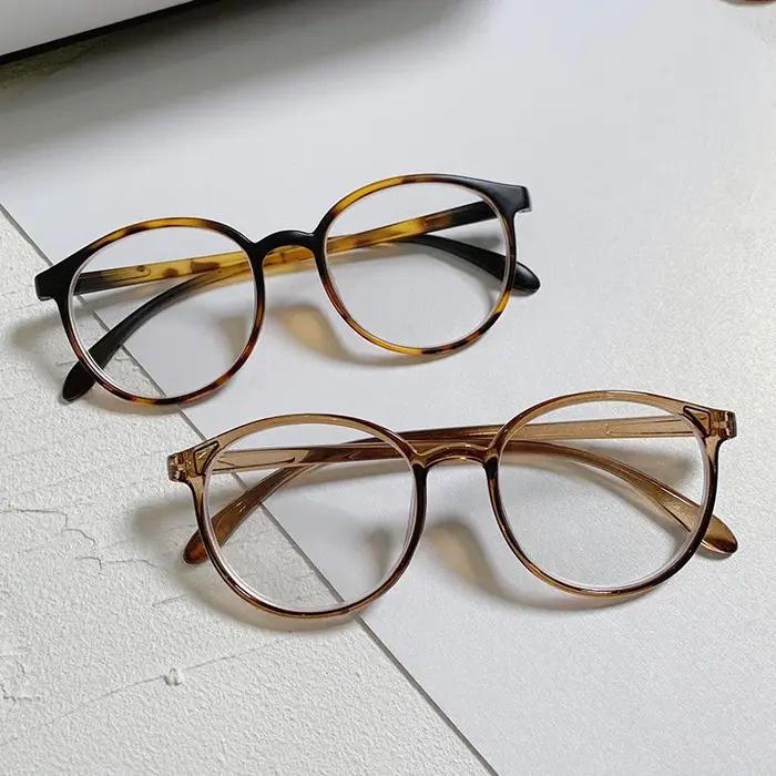 Nouvelles lunettes d'ordinateur anti-lumière bleue pour femmes et hommes, monture PC, lunettes ronde