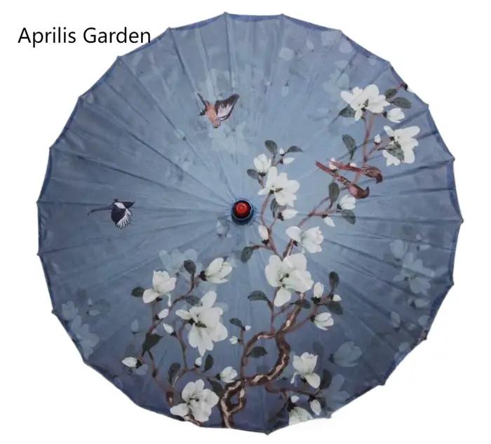 Injgrill-Parapluie japonais pour femmes, 82cm, sans fleurs, danse des prHub, décoratif, chinois, pap