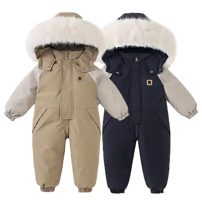 Combinaison d'hiver pour bébé, combinaison de Ski chaude, nouvelle mode, ensemble de vêtements pour