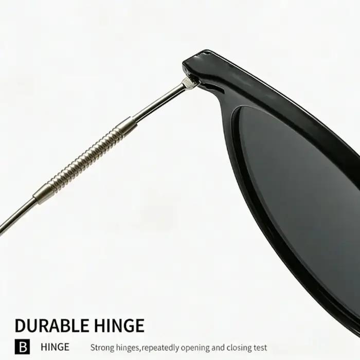 2 paires de lunettes de soleil œil-de-chat petites, rondes et étroites pour femmes et hommes, ensemb