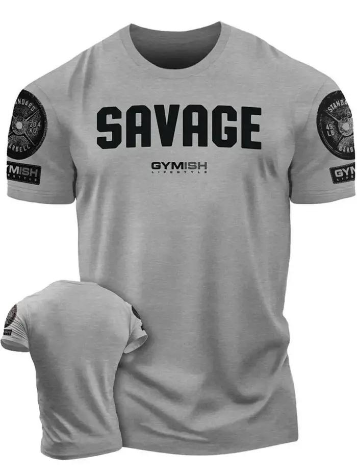 Été nouveau Adrenaline Power Workoout gymnase hommes respirant col rond T-shirt de haute qualité let