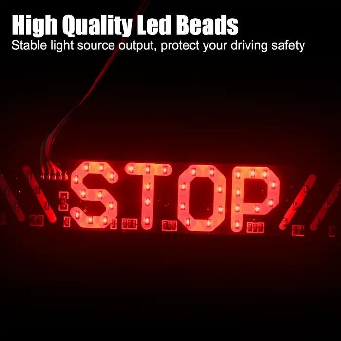 Clignotant LED universel pour moto, feu stop, clignotants, magasins de virage, feu arrière droit, pl