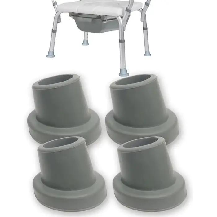 Pieds de rechange en caoutchouc pour sièges de bain et chaises de douche améliorant la sécurité et le confort pour la salle de bains
