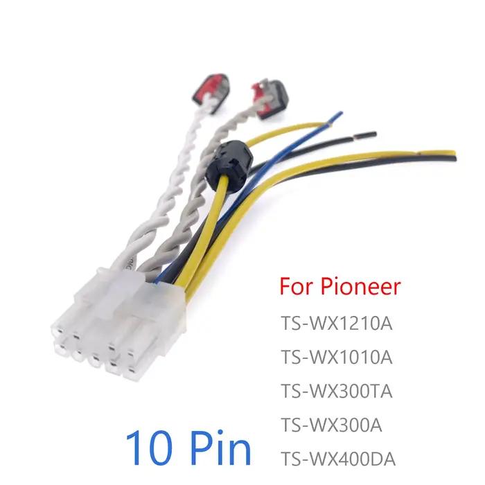 Prise stéréo de RCA de pad-woofer de SFP de puissance d'amplificateur de voiture de 10 broches pour