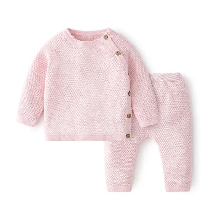 Ensemble pyjama coton bébé garçon fille - Vêtement nouveau-né confortable pour printemps