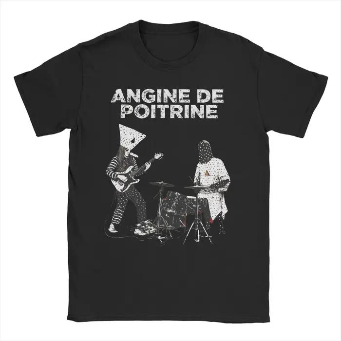 Angine De Poitrine Rock Band Accessoires T-shirts en coton pour hommes et femmes T-shirt tendance