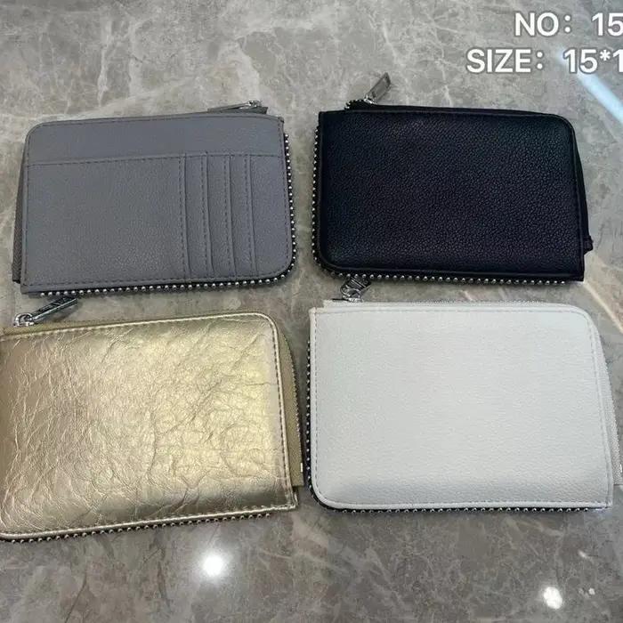 Porte-cartes multifonctionnel de luxe léger français, style rétro, orné de strass, élégant et tendan