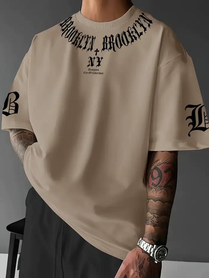 Le nouveau T-shirt pour hommes pour l'été 2025, est un décontracté, à la mode, sportif, respirant, d