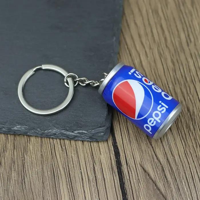 Porte-clés bouteille de boisson créatif, accessoires pour vêtements unisexe, 5 Styles miniatures, bi