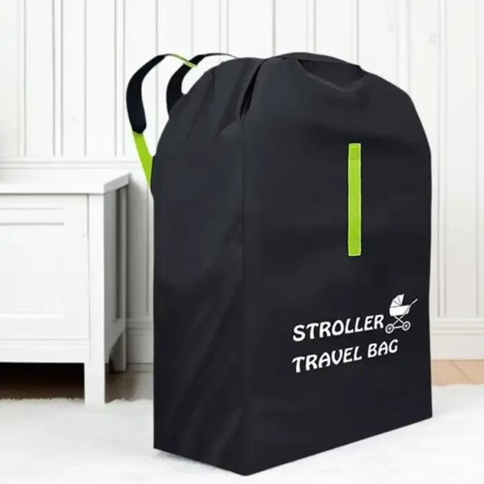 Sac de voyage pour poussette de bébé avec poignée de ceinture d'épaule et sac à poussière pour toutes les occasions de déplacement avec bébé