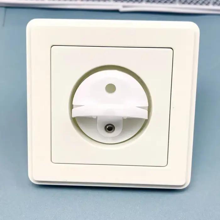 Housse de Protection pour prise de sécurité électrique blanche, Protection de sécurité pour soins de