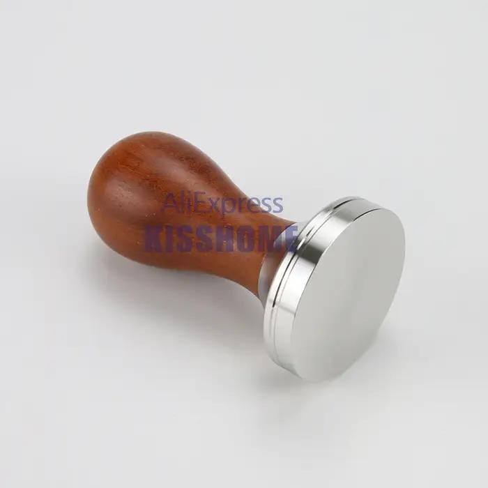 Doseur à café 41mm 49mm 51mm 53mm 57.5mm 58.35mm, manche en bois, acier inoxydable, Delonghi Brevill