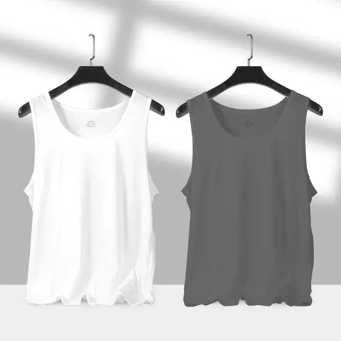 Gilet en pur coton pour hommes, respirant, mince, sport pour jeunes, fondation, hurdle I, ample, été