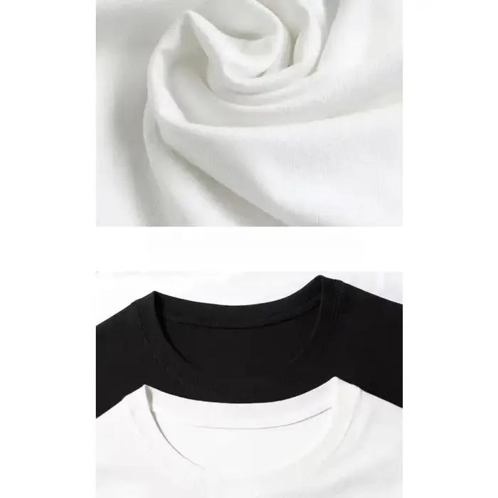 Nouveau t-shirt à manches courtes en coton 100% pur, adapté aux hommes et aux femmes. C'est un style