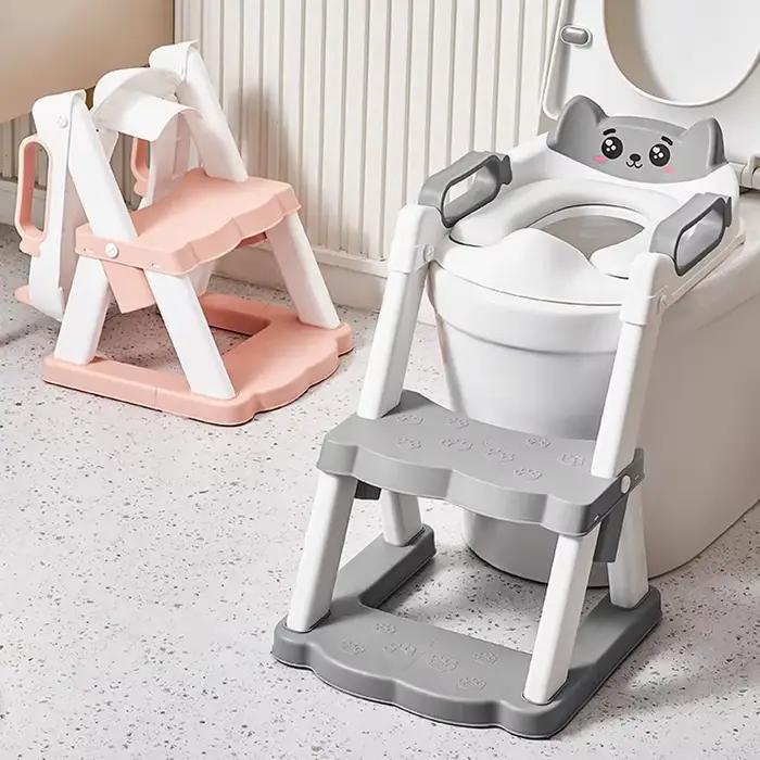 Nouveau siège de toilette pliable pour enfants, Pot Portable pour bébé, coussin de toilette d'entraî