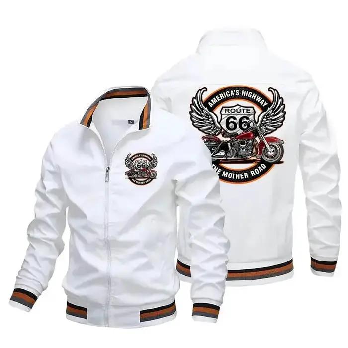 Veste de sport décontractée pour hommes, Hip Hop, Baseball, Fermeture éclair, Sportedly, Moto, Haute