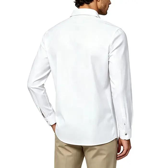 Nouvelle Chemise Décontractée Homme 2026 à Manches Longues avec Double Poche Poitrine