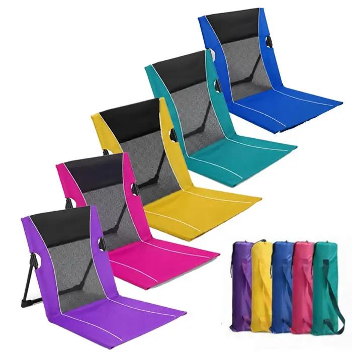 Chaise de plage pliable avec sac de transport réglable pour pique-nique concert voyage et camping occasions spéciales